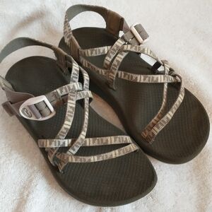 Chaco Sandals‎ Grey And Beige, Women's Size 9